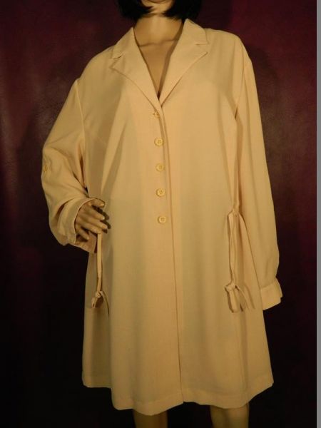 My Line Bluse Sandfarben Gr. 48