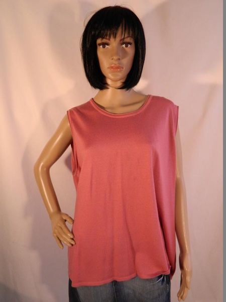 Strickjacke mit passendem Top, Rosa, Gr. 50 (2-teilig)