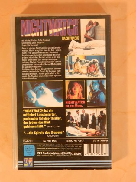 VHS "Nightwatch - Nachtwache"