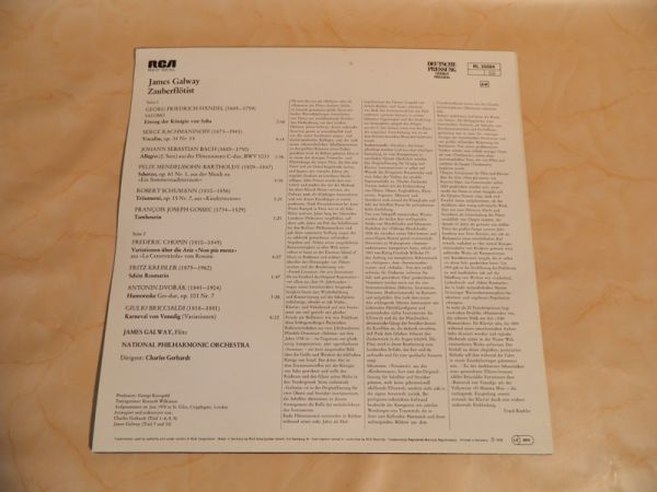 LP James Galway, Zauberflötist