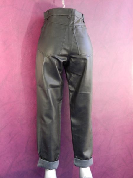 Kunstleder-Hose Gr. 34/36