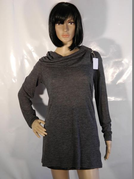 Shirt Grau Rollkragen Gr. M