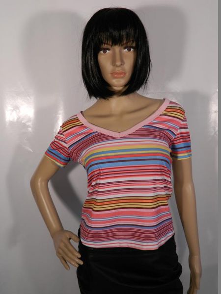 T-Shirt Bunt gestreift Gr. M