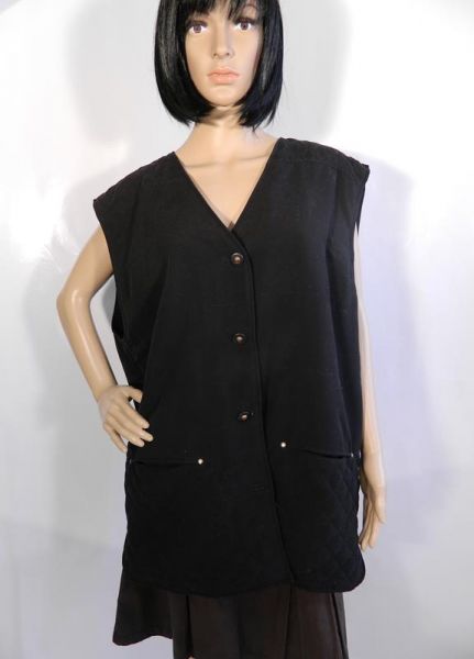 LineaV Weste Schwarz Gr. 48