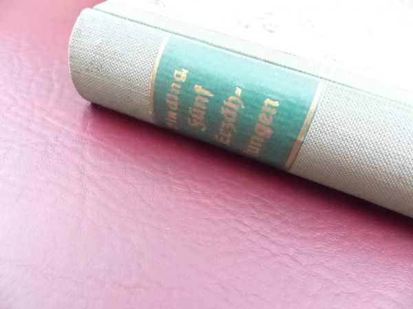 Rudolf G. Binding, 5 Erzählungen