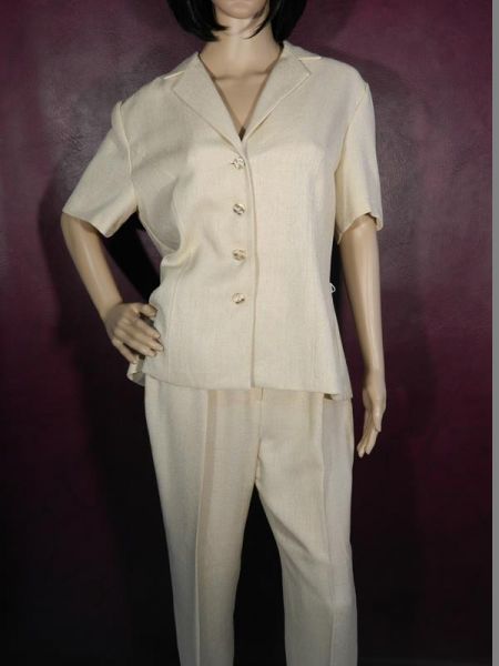 Wallis Küstüm Beige 2-teilig Jacket + Hose Gr. 12