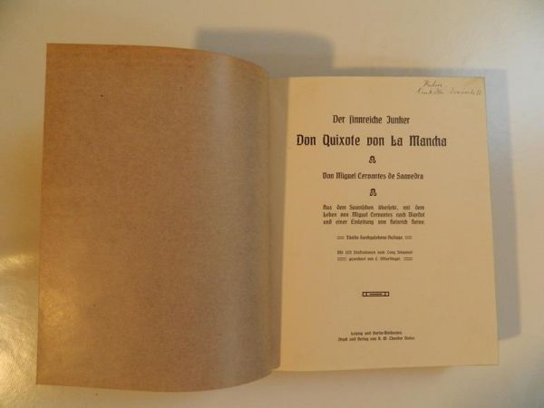 Buch Cervantes Don Quixote