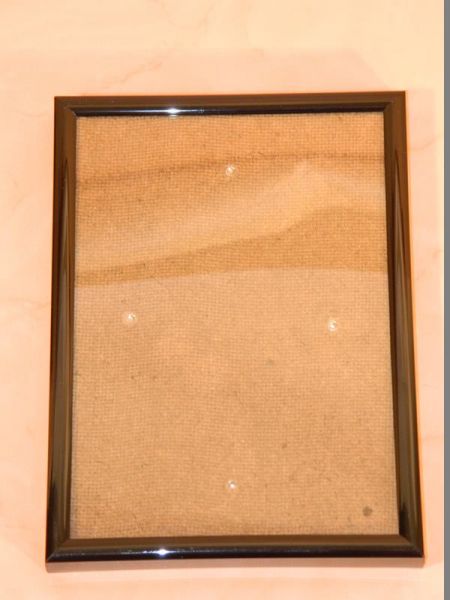 Schwarzer Bilderrahmen 13x18cm