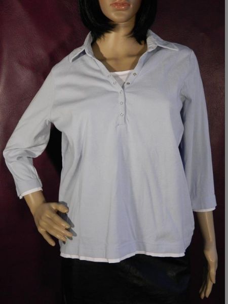 Sweatshirt Hellblau Gr. 44/46