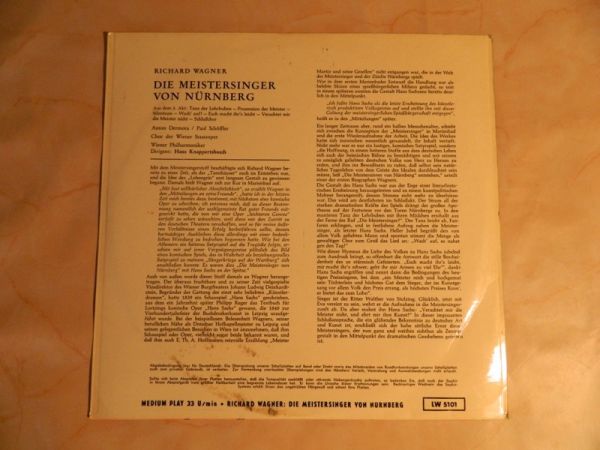 LP Wagner, Die Meistersinger von Nürnberg
