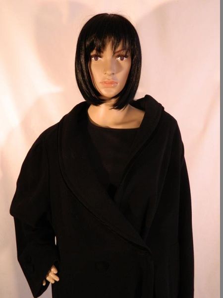 Mantel Schwarz Gr. 40