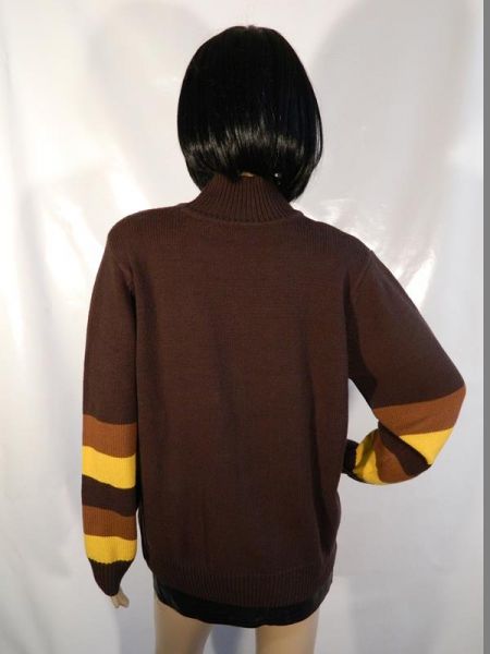 Pullover Gestreift Braun Gr. 44/46