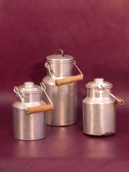 Deko-Milchkannen, 3-er Set