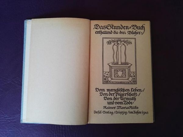 Das Stundenbuch, enthaltend 3 Bücher von Rainer Maria Rilke