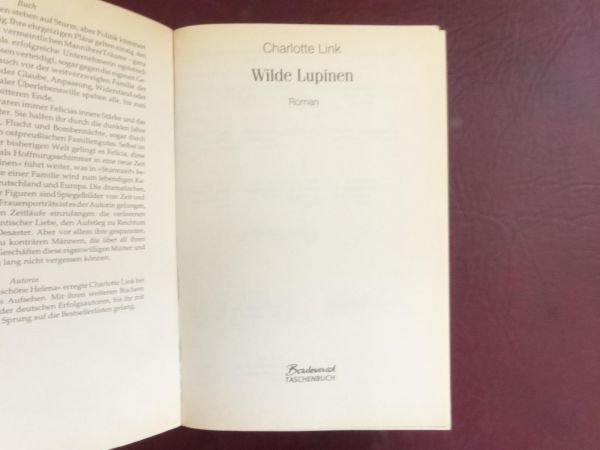 Charlotte Link, Wilde Lupinen