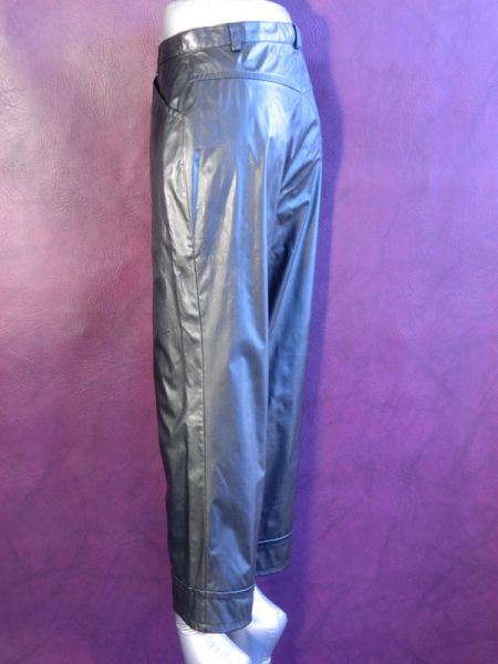 Kunstleder-Hose, 7/8