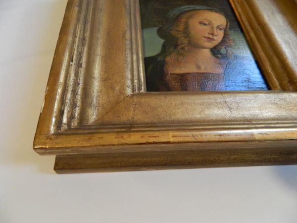 Portrait Mädchen Druck auf Holz