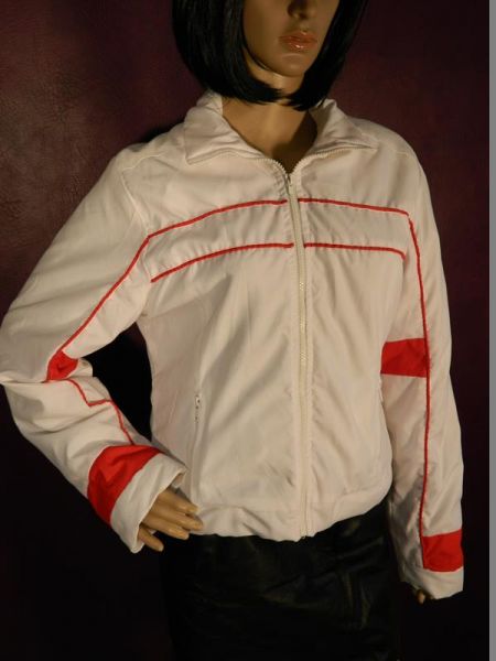 Karma Jacke Weiß/Rot Gr. L