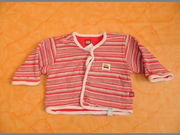 Lego Baby Jacke Rot Gestreift Gr. 56