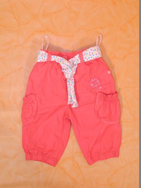 Hose Rot Blumenmotiv Gr. 62