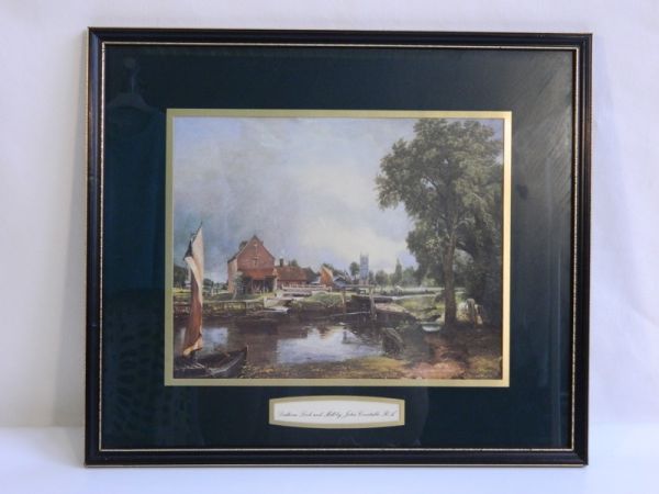 Dedham Lock and Mill by John Constable RA