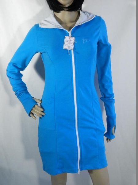 Ato Sweatjacke Lang, Blau, Gr. S