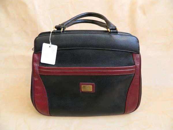 FD Aktentasche Schwarz mit Rot