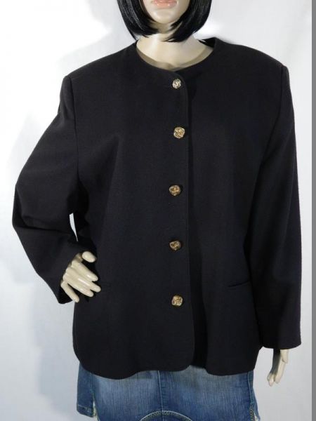 Alfred Dunner Blazer Schwarz Gr. 42