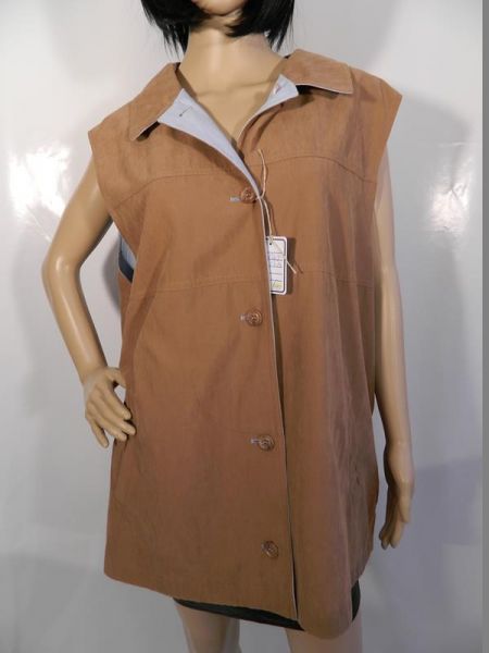 Wendeweste Blau Braun Gr. 48