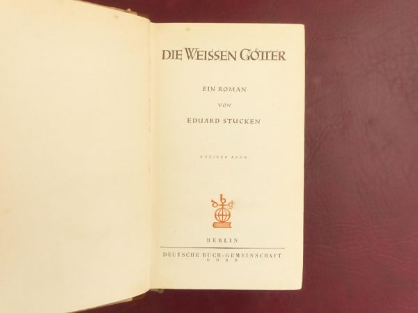 Eduard Stucken, Die weissen Götter