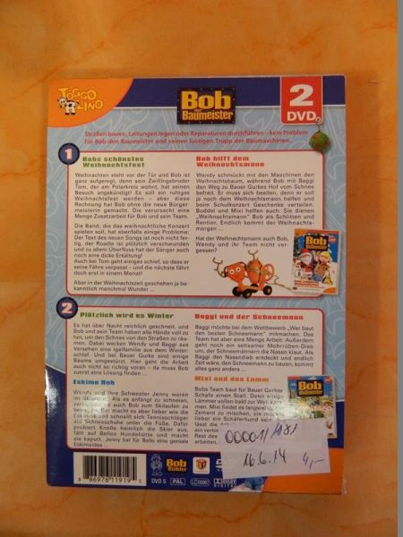 DVD-Weihnachtsbox Bob der Baumeister (2 DVDs)