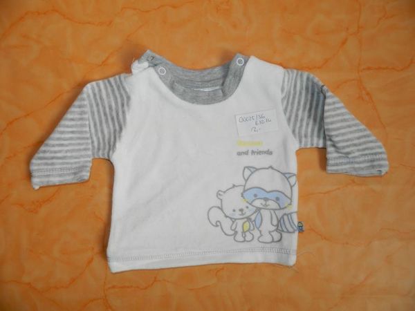 Pullover Weiss Fuchsmotiv Gr. 50