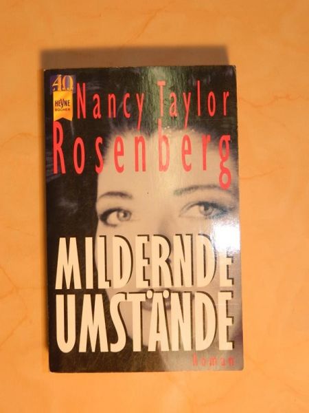 Mildernde Umstände von Nancy Taylor Rosenberg