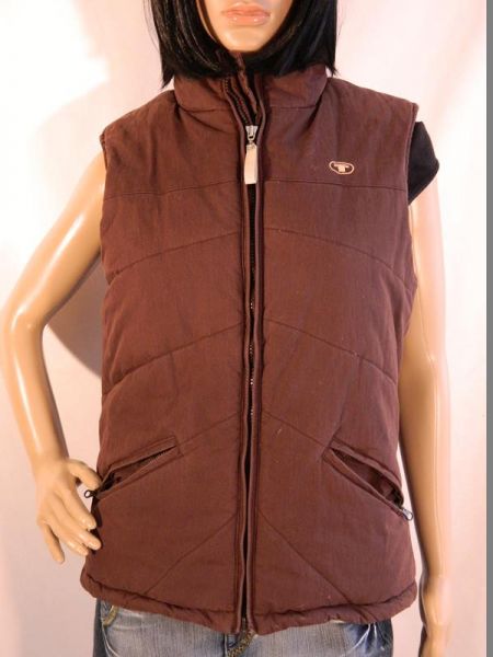 Tom Tailor Daunenweste Braun Gr. M