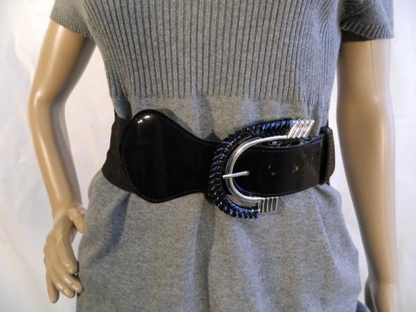 Gürtel, Schwarz, Stretch