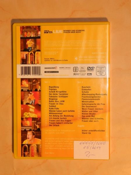 DVD Mario Barth Live "Männer sind Schweine, Frauen aber auch!"