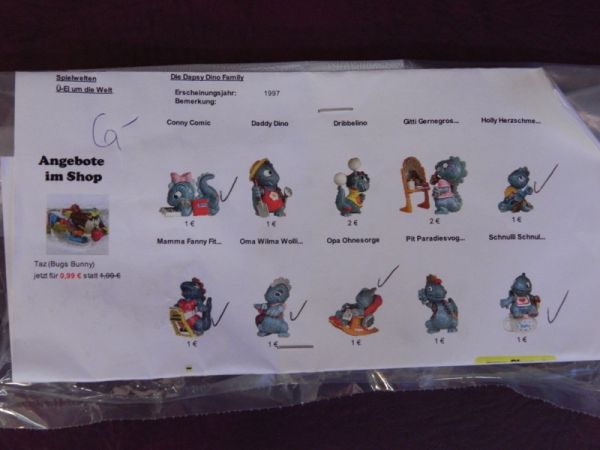 Ü-Ei-Figuren, Die Dapsy Dino Family