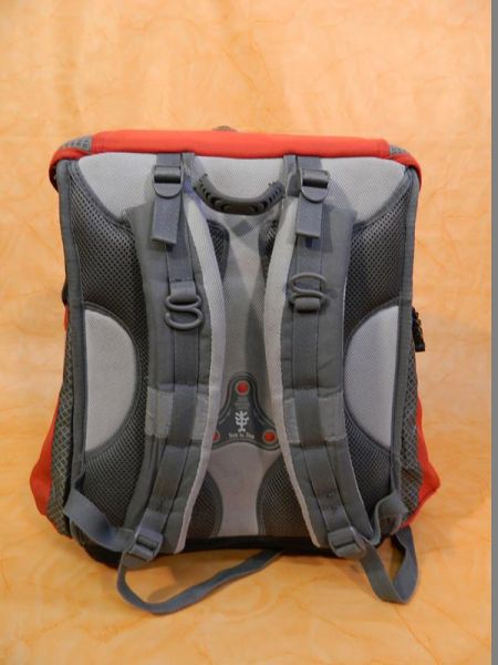 Schulranzen Rot Fußballmotiv