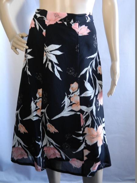 Barisal Rock Schwarz mit Blumenmuster, Gr. 48