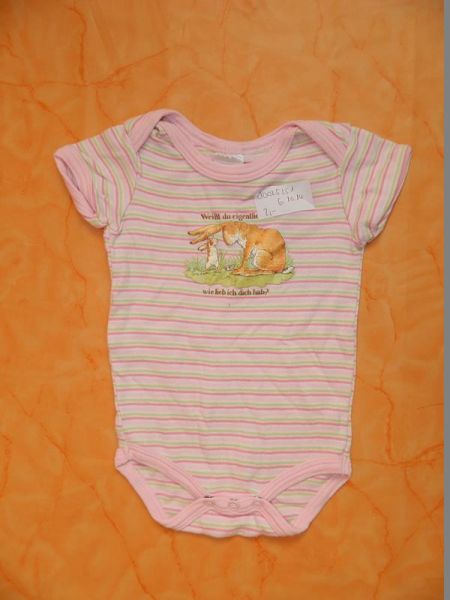 Body Gestreift Hasenmotiv Gr. 56