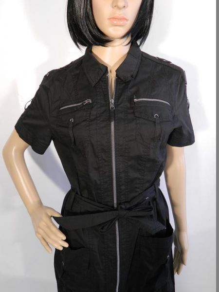 Bonita Kleid Schwarz Reissverschluss Gr. 38