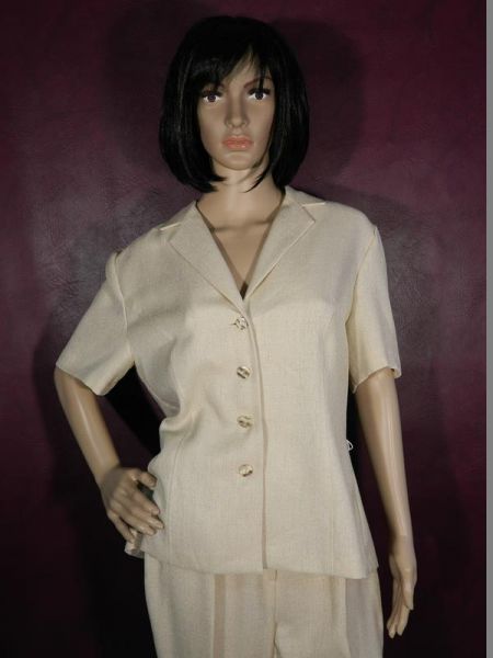 Wallis Küstüm Beige 2-teilig Jacket + Hose Gr. 12