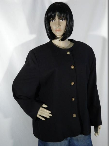 Alfred Dunner Blazer Schwarz Gr. 42