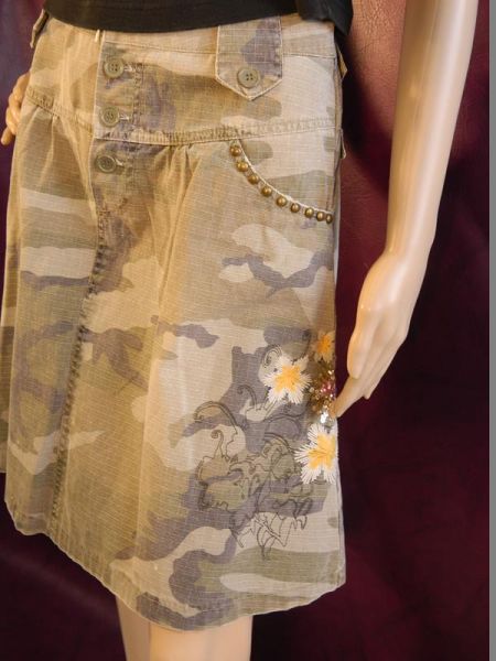 Only Rock Bundeswehr-Look Khaki, Gr. 38