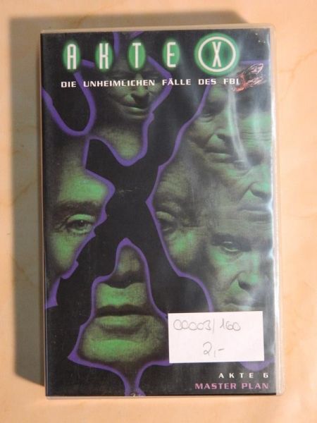VHS "Akte X - Master Plan" (Akte 6)