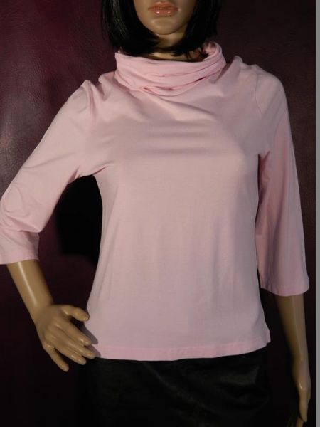 Usha Pullover Rosa mit Rollkragen Gr. 36