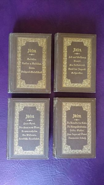 Henrik Ibsen's gesammelte Werke in 4 Bänden