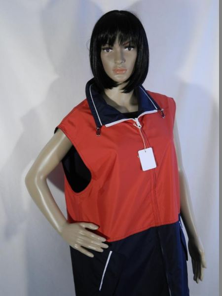 Wendeweste Rot/Schwarz, ca. Gr. XXL