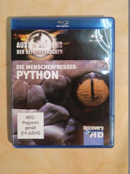 Blu-Ray Disc - Die Menschenfresser-Python - Austin Stevens der Gefahrensucher