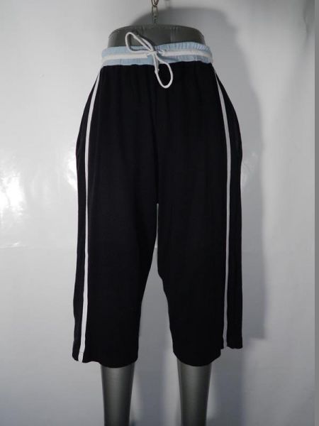 X-Mail 3/4 Sporthose Blau mit Weiss Gr. L (42/44)